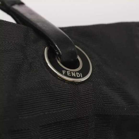 FENDI Zucca Canvas Hand Bag Black - Picture 2 of 16